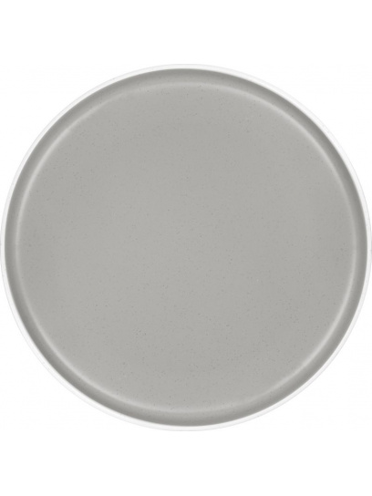 Talerz z melaminy obiadowy Trilogy Grey Ø25 cm - Brunner