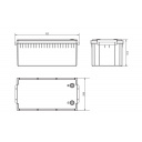 Akumulator litowy LiFePO4 12,8 V 205 Ah IP65 z matą grzewczą - Epever