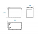 Akumulator litowy LiFePO4 12,8 V 150 Ah IP65 z matą grzewczą - Epever