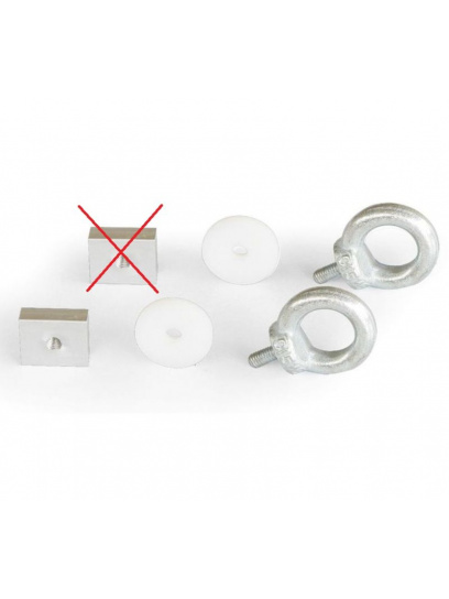 OUTLET - Wsporniki montażowe do uchwytów w garażu kampera Kit Eye - Fiamma