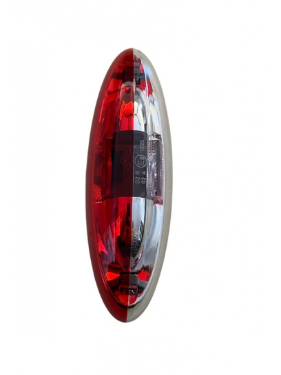 OUTLET - Lampa obrysowa biało/czerwona Roller Team CI NobelART - Jokon