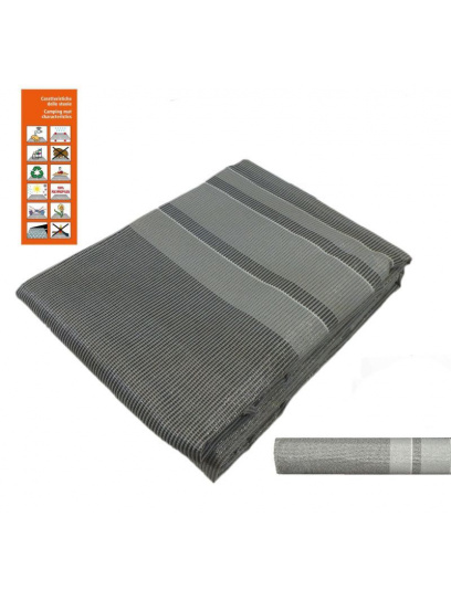 OUTLET - Wykładzina do przedsionka markizy mata podłoga Safari 400x250 cm Grey - Arisol