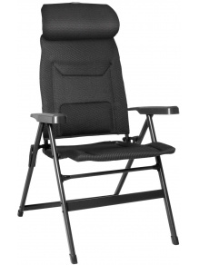 Krzesło kempingowe Aravel Vitachic H2L 3D M Black - Brunner