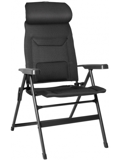 Krzesło kempingowe Aravel Vitachic H2L 3D M Black - Brunner