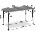Stół kempingowy Elutop Compack 120 - Brunner