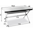 Stół kempingowy rolowany Accelerate Compack 6 - Brunner