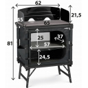 Szafka kempingowa składana Elutop Compack Cube - Brunner