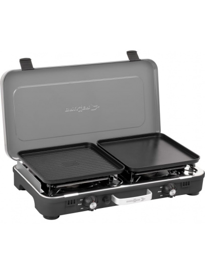 Kuchenka gazowa turystyczna Devil Powerkook GP 50 mbar + płyty - Brunner