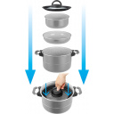 Zestaw garnków Fusion Magnetic 7+1 Ø20 cm - Brunner