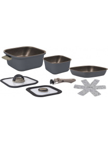 Zestaw garnków Torralta Square 20x20 cm - Brunner