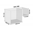 Lodówka kompresorowa przenośna Dual Zone Polarys Freeze DZW50 - Brunner