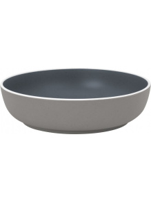 Talerz z melaminy głęboki Trilogy Dark Ø20 cm - Brunner