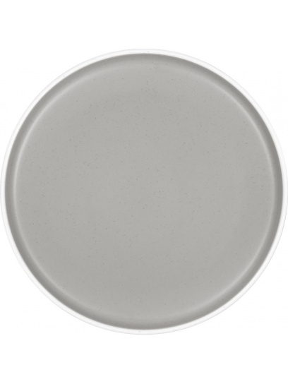 Talerz z melaminy deserowy Trilogy Grey Ø20 cm - Brunner