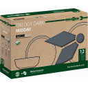 Zestaw obiadowy z melaminy Midday Trilogy Dark - Brunner