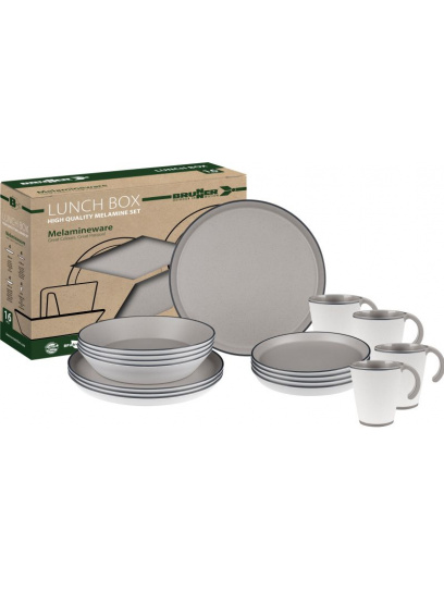 Zestaw obiadowy z melaminy Lunch Box Iconic Compack - Brunner