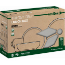 Zestaw obiadowy z melaminy Lunch Box Trilogy Grey - Brunner