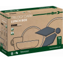 Zestaw obiadowy z melaminy Lunch Box Trilogy Dark - Brunner