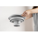 Zestaw obiadowy z melaminy magnetyczny Dolomit Magnetic Silwy White - Brunner