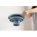 Zestaw obiadowy z melaminy magnetyczny Dolomit Magnetic Silwy Blue - Brunner