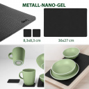 Zestaw obiadowy z melaminy magnetyczny Dolomit Magnetic Silwy Green - Brunner