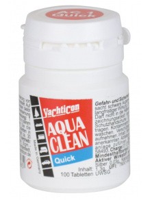 Środek tabletki do uzdatniania wody Aqua Clean AC 1 Quick 100 szt. - Yachticon