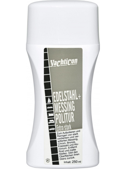 Środek do polerowania Stainless Steel and Brass Polish Extra Strong 250 ml - Yachticon