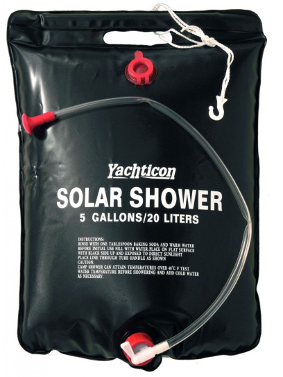 Prysznic solarny turystyczny Solar Shower 20 l - Yachticon