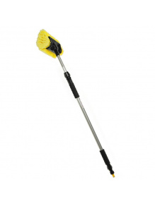 Teleskopowa szczotka do mycia kampera Alu Washing Brush z bocznymi włosami 90-175 cm - Yachticon