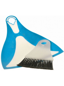 Zestaw do zamiatania zmiotka + szufelka Flexi Dustpan-Set Blue - Yachticon