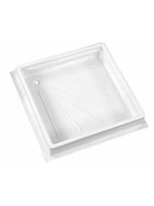 OUTLET - Brodzik prysznicowy 600x600x102 mm - biały