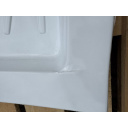 OUTLET - Brodzik prysznicowy z krawędzią boczną 665x665x80 mm ABS biały