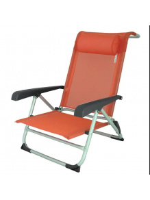 OUTLET - Krzesło plażowe Beach Chair Acapulco Orange - EuroTrail