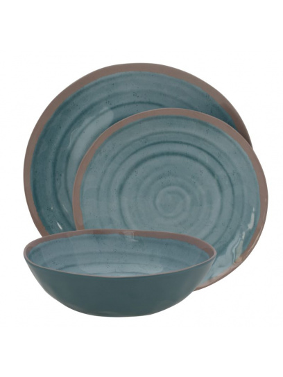 Zestaw obiadowy z melaminy Lucia 12 pcs - EuroTrail