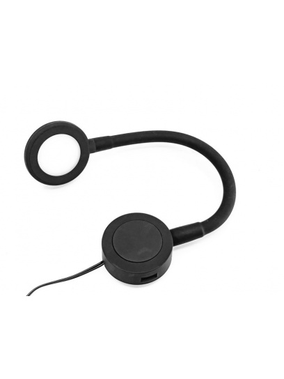 Lampka do czytania LED 12 V + 3x wyjście USB czarna