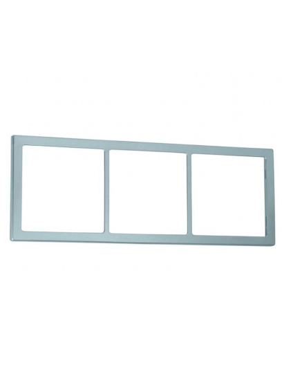 Ramka potrójna do gniazda Inprojal 2000 srebrna