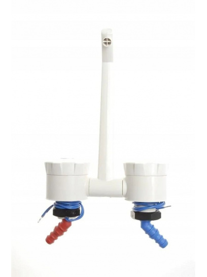 Kran skladany ciepła/zimna woda Automatik 10/12 mm biały - Barwig