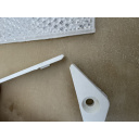 OUTLET - Odblask prostokątny na wkręty biały - ramka biała