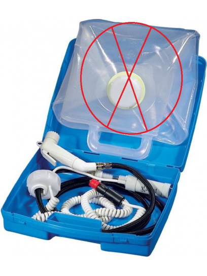 OUTLET - Prysznic turystyczny kpl. 12V - Comet