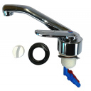 Bateria jednouchwytowa Florenz Finger ciepła/zimna woda chrom - Comet